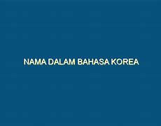 Nama Nayla Dalam Bahasa Korea