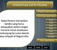 Pengertian Sapta Pesona Pariwisata